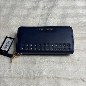 Badgley Mischka navy wallet